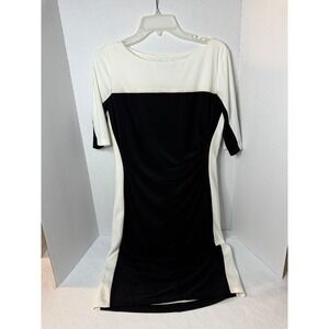 Lauren Ralph Lauren Color Block Sheath Dress Career Cocktail Size 12